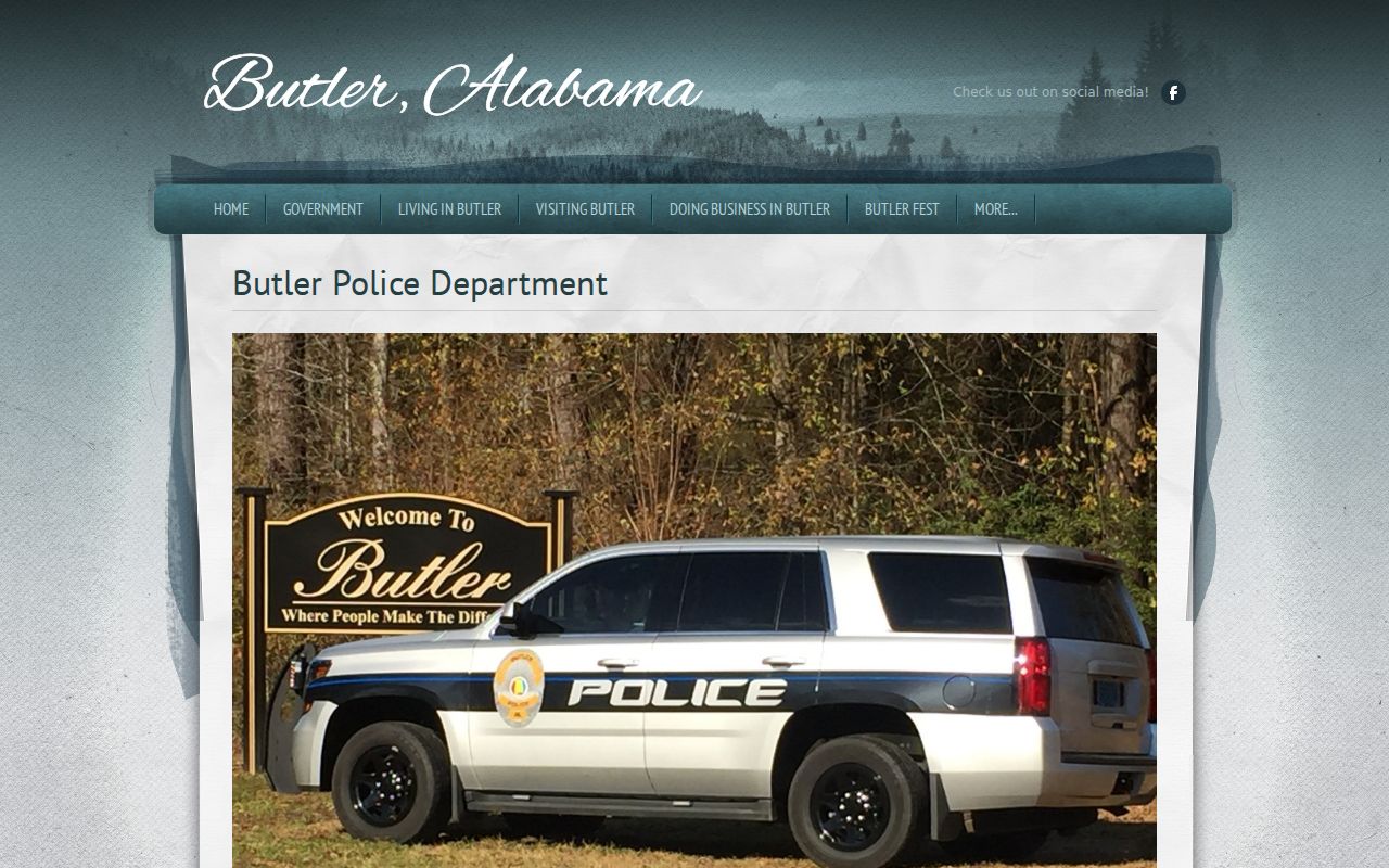Butler police and Municipal Court contact page for warrant routing
